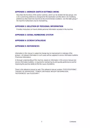Brother DCP-9045CDN/MFC-9840CDW Color Laser Printer Service Manual Preview image 4