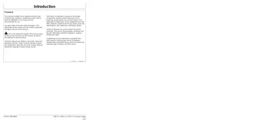 John Deere 200CLC, 230CLC & 270CLC Excavator Repair Manual (TM1931) Preview image 2