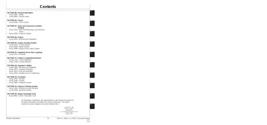 John Deere 200CLC, 230CLC & 270CLC Excavator Repair Manual (TM1931) Preview image 5