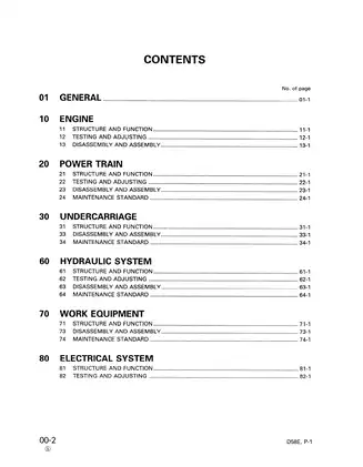 Komatsu D58E-1, D58P-1, D58 bulldozer shop manual Preview image 2