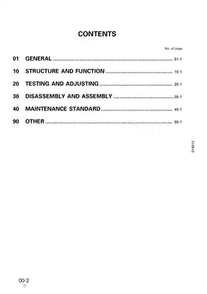 Komatsu D65E, D65P, D65EX, D65PX-12 bulldozer manual Preview image 2