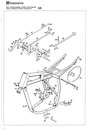 1980 Husqvarna 125, 240, 250,  390 CR parts manual Preview image 4