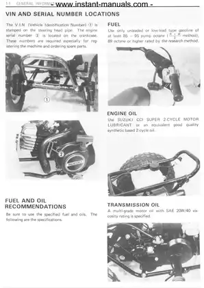 Complete Service Manual for Suzuki LT50 Models (1985-1989) Preview image 4