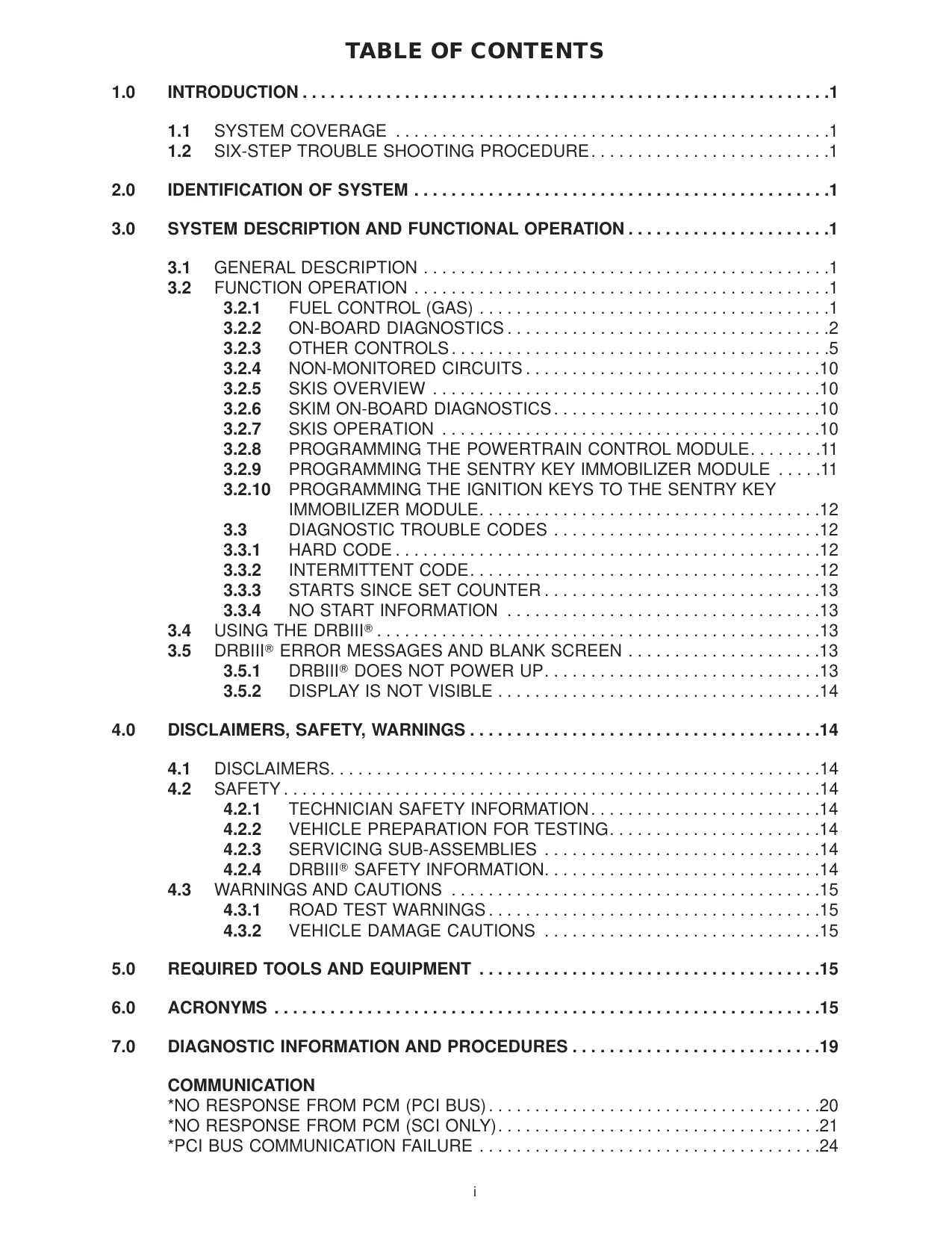 2003 Jeep Wrangler SUV service manual