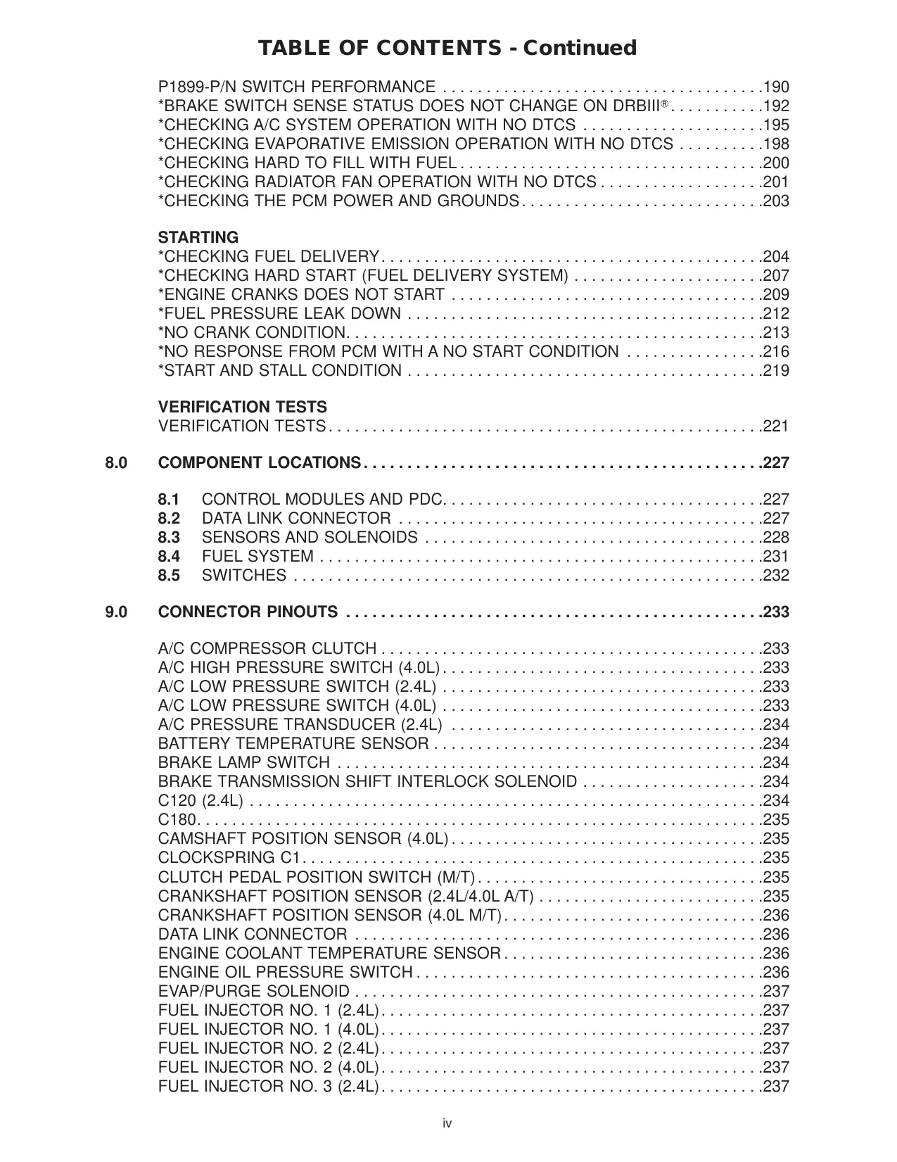 2003 Jeep Wrangler SUV repair and service manual Preview image 4