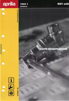 Aprilia RST Mille Service Manual (Release 00/2002-03)