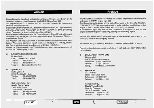 Rotax 655 Engine Repair Manual - Essential Maintenance Guide Preview image 2