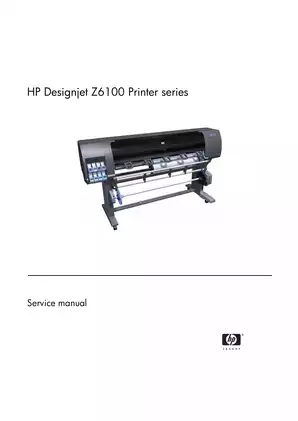 HP Designjet Z6100 large format printer service manual Preview image 3