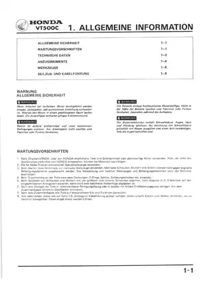 Honda VT500C Workshop Manual - Comprehensive Service Guide Preview image 3