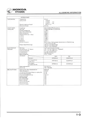 Honda VT500C Workshop Manual - Comprehensive Service Guide Preview image 5
