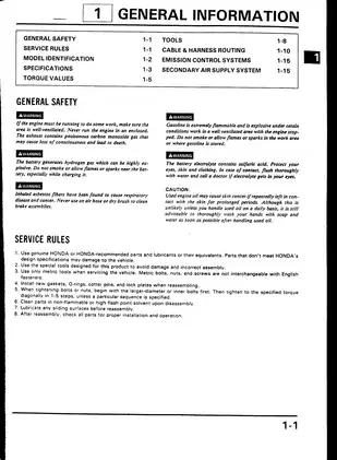 Honda VT600C Motorcycle Service Manual - Complete Repair Guide Preview image 5