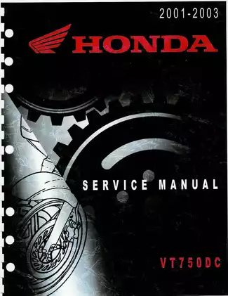 Honda VT750DC Comprehensive Service Manual - Your Ultimate Maintenance Guide