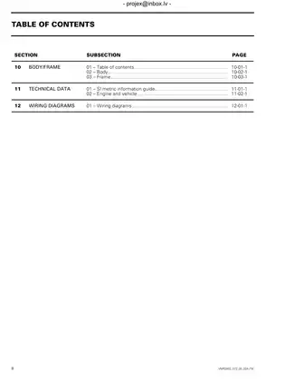 2002-2003 BRP DS650 ATV service manual Preview image 2