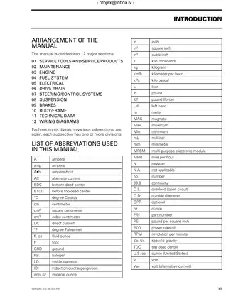 2002-2003 BRP DS650 ATV service manual Preview image 4