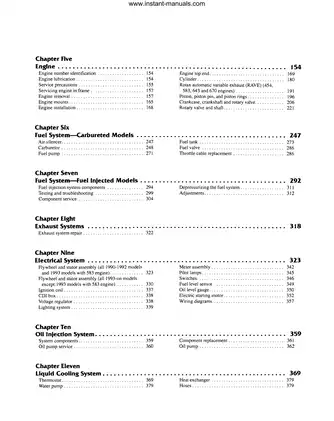 Ski-Doo 1990-1995 Snowmobile Repair Manual Preview image 3