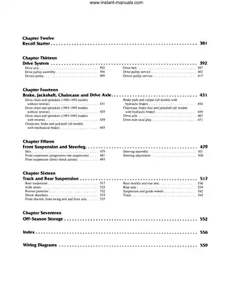 Ski-Doo 1990-1995 Snowmobile Repair Manual Preview image 4