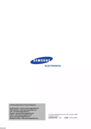 Samsung CLP-310, CLP-315, CLP-310N, CLP-310W,  CLP-315W color laser printer service manual Preview image 2
