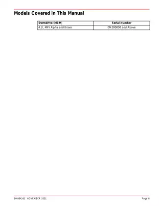 Mercury MerCruiser 4.3L MPI Service Manual - Comprehensive Guide for Marine Mechanics Preview image 4