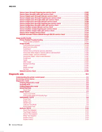 Lexmark T650 Series Printer Service Manual (2009 Edition) Preview image 4