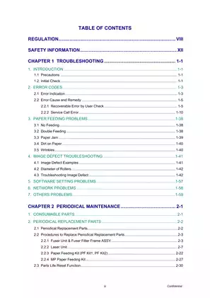 Brother Color Laser Printer Service Manual for HL-4040CN/4050CDN/4070CDW Preview image 5