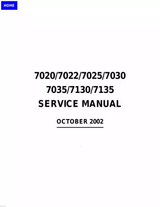 Konica 7020 Series Service Manual - Comprehensive Repair Guide Preview image 3