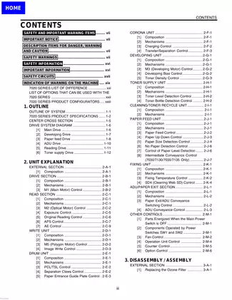 Konica Minolta 7020, 7022, 7025, 7030, 7035, 7130, 7135 service manual Preview image 5