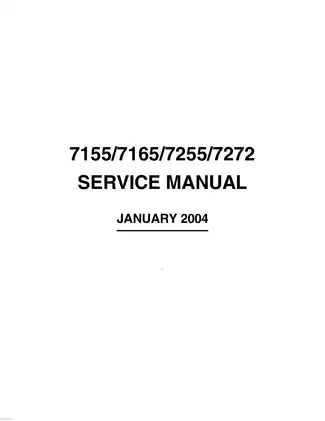 Konica Minolta 7155/7165/7255/7272 Service Manual - Comprehensive Guide Preview image 3