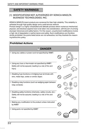 Konica Minolta bizhub C250 multifunctional printer service manual Preview image 5