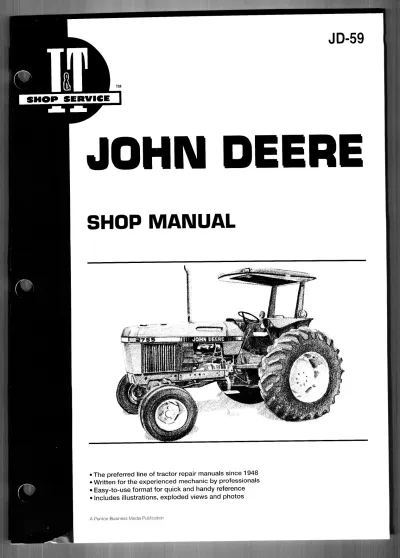 John Deere 2750, 2755, 2855N, 2955 Shop Manual 1980–2000 FSM (P/N JD-59)