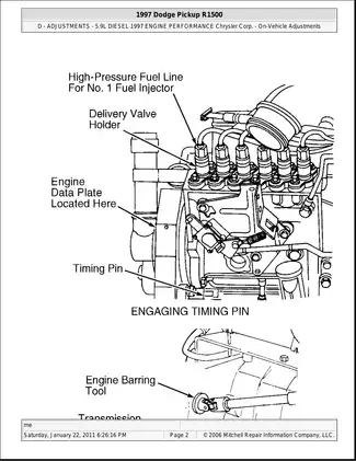 1989-1998 Dodge Van B150, B250, B350 repair manual Preview image 2