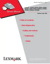 Lexmark X651de, X652de, X654de, X656de, X658de Service Manual (P/N 12G9823) – preview page 1