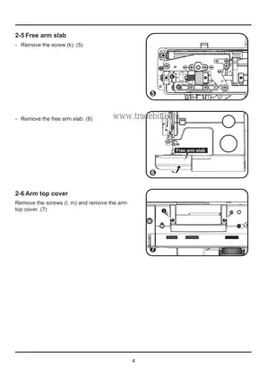 Comprehensive Service Manual for SINGER 4421 & 4423 Sewing Machines Preview image 5