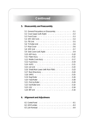 Samsung CLX-3160N, 3160FN laser printer service guide Preview image 3