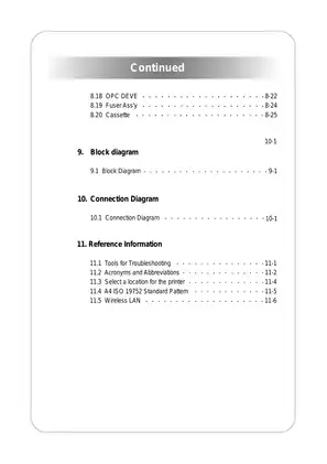 Samsung CLX-3160 Digital Color Laser MFP Service Manual & Guide Preview image 5