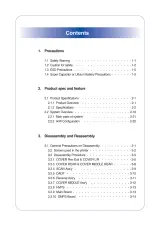 2007 Samsung CLX-6200ND, CLX-6200FX, CLX-6210FX, and CLX-6240FX Laser MFP Service Manual (P/N 6200-FX0SEE) – preview page 3