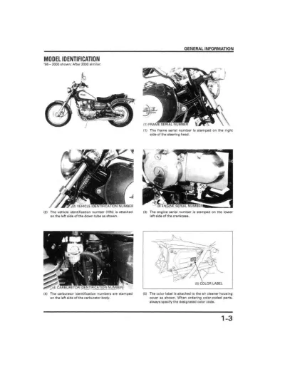 1996–2000 Honda Rebel 250 / CMX250C Repair Manual (P/N 61KEN10)