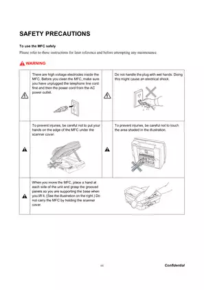 Brother MFC-5840CN MFC-5440CN multifunction color inkjet printer manual Preview image 5