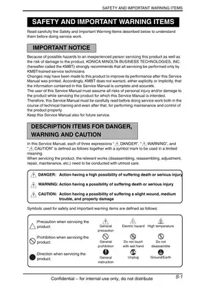 Konica Minolta Magicolor 2400W, 2430DL, 2450 color laser printer service manual Preview image 2