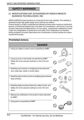 Konica Minolta Magicolor 2400W, 2430DL, 2450 color laser printer service manual Preview image 3