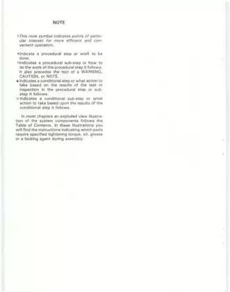 Kawasaki service manual for KDX200, covers 1989-1994 Preview image 4