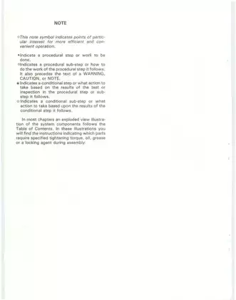 Kawasaki KDX200 Motorcycle Service Manual (Specifications & Maintenance) Preview image 4