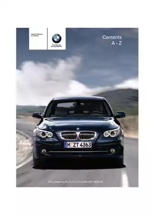 2004-2010 BMW 5, E60, E61 520i, 523i, 525i, 525i/xi, 530i, 530i/xi, 535i, 540i, 545i, 550i, M5, 520d, 525d, 530d, 535d shop manual Preview image 1