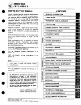 1982–1985 Honda CB450 / CM450 Shop Manual (P/N 61MC003) – preview page 3