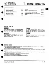 1982–1985 Honda CB450 / CM450 Shop Manual (P/N 61MC003) – preview page 5
