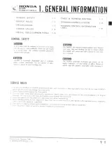 1982–1983 Honda GL500 / GL650 Silver Wing Interstate Service Manual (OEM) – preview page 3
