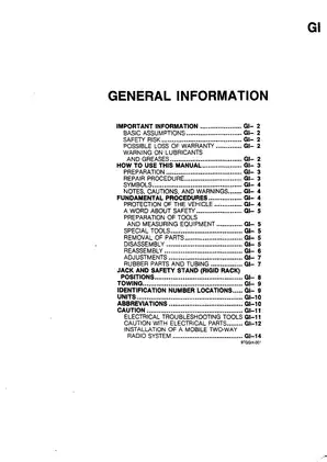 Ford T3000, T3500, T4000 truck bus HA, SL, SL Turbo & TF models shop manual Preview image 2