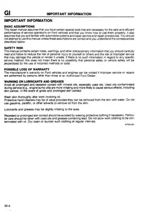Comprehensive Ford Vehicle Repair Manual (Ford Models) Preview image 3
