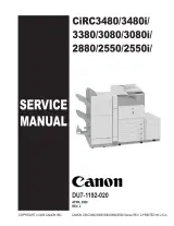 2008 Canon CiR C3380G, CiR C2880G, CiR C3380i, CiR C3380, CiR C2880i, CiR C2880 Service Manual (DU7-1192-020) – preview page 1