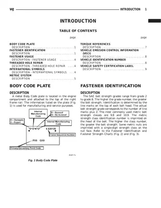 1999-2004 Jeep Grand Cherokee shop manual Preview image 2