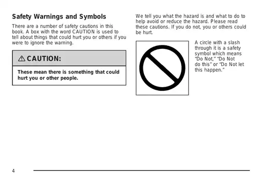 2007 Saturn Outlook owner manual Preview image 4